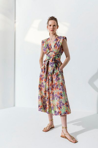 KAMEYA 40286 Model Mint Color Dress