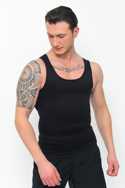 giyindegel Belly Chest Enhancer Firming Fit Appearance, Posture Support, Daily Use Men's Corset Undershirt