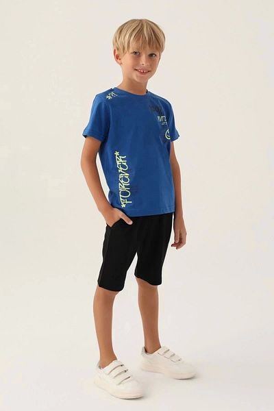 Rolypoly Boy's Bermuda Set - Cobalt