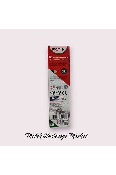 Fatih Graduated Pencil 12pcs 5b(DRAWING PENCILS)