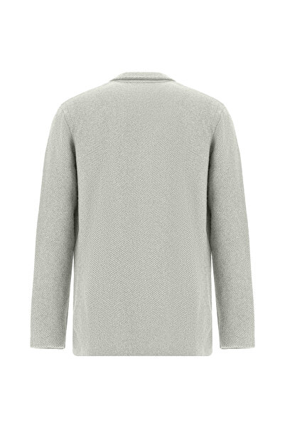 Abdullah Kiğılı Italian Wool Cashmere Double Breasted Knitwear Cardigan