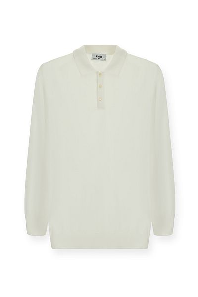 Kiğılı Polo Neck Regular Fit Cotton Cashmere Knitwear Sweater