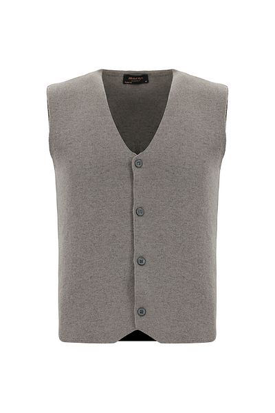 Abdullah Kiğılı V-Neck Wool Knitwear Vest