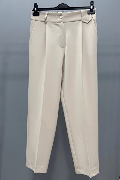 Sentez Sofia Korsajı Apoletli Pantolon Bej 5568