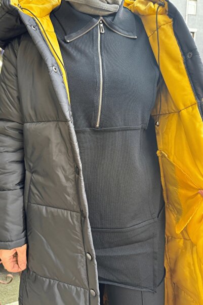 Invee İnvee Şişme Mont Siyah 6681