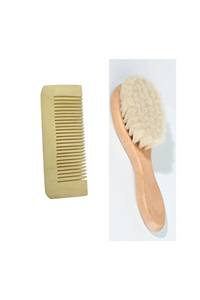 CNGZSHOP Βρεφική βούρτσα μαλλιών και σετ χτένας λεμονιού Νεογέννητα, Παιδική ...