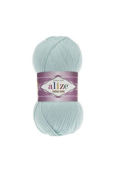 Alize Auriu Colorat Albastru Bumbac 522 Model Knitting Spool