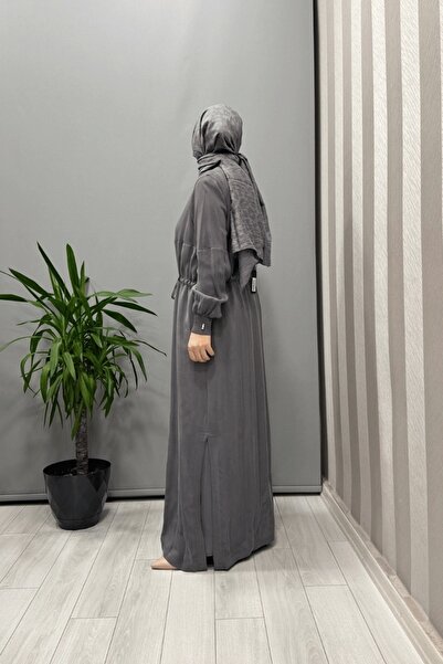 MISS DALIDA Beli Bağcıklı Kap Antrasit T25Y-8002