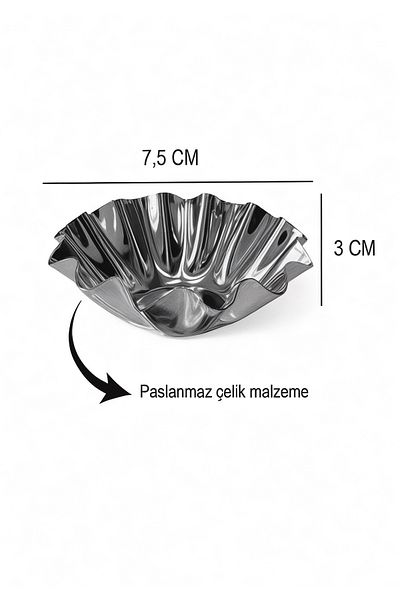 EVSTYLE 6-Pack Papatya Lokumluk - Silver