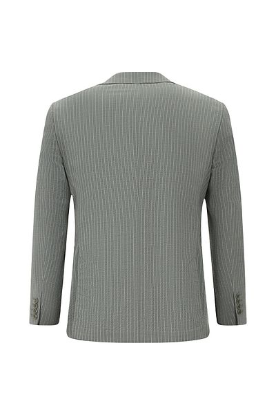 Kiğılı Super Slim Fit Extra Slim Fit Wool Striped Sports Jacket