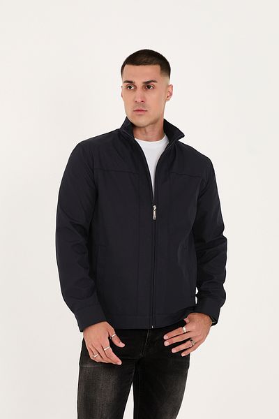 LEBS Men's Stand Collar Summer Coat