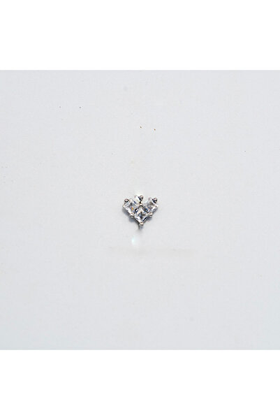 Piercing by Sever Kalp Çelik Piercing… Gümüş/Silver Renkli ve Şeffaf Taşlı (T...