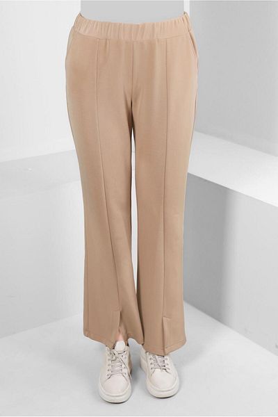 Alvina PANTALON CU TALIE ELASTICĂ ȘI DETALIU DESCURȚI 70506