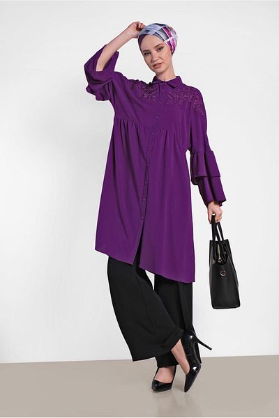 Alvina Embroidery Detailed Tunic 4444