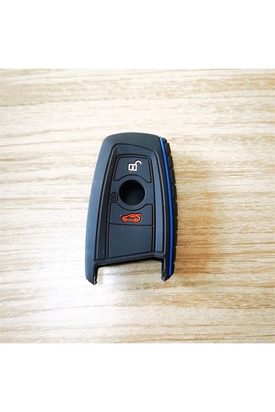 Choice Blue Line Silicone Car Remote Key Case Cover Shell For Bmw 1 3 5 7 Series X1 X3 X4 X5 F10 F15 F16 F2