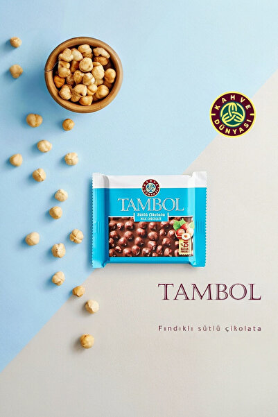 Kahve Dünyası Tambol Bütün Fındıklı Sütlü Çikolata 77 Gr