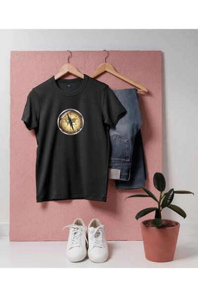 bahriyeli.jpeg supradimensionat Pusula / Compass Design unisex tricou