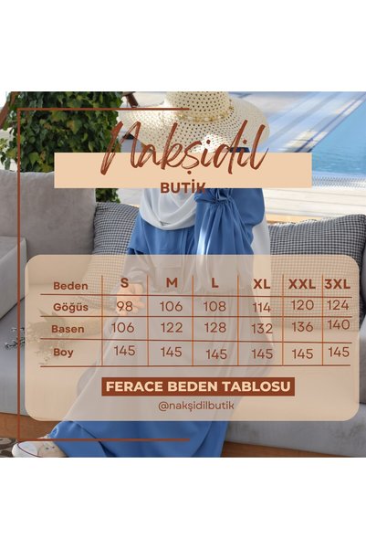 NAKŞİDİL Abaya ferace