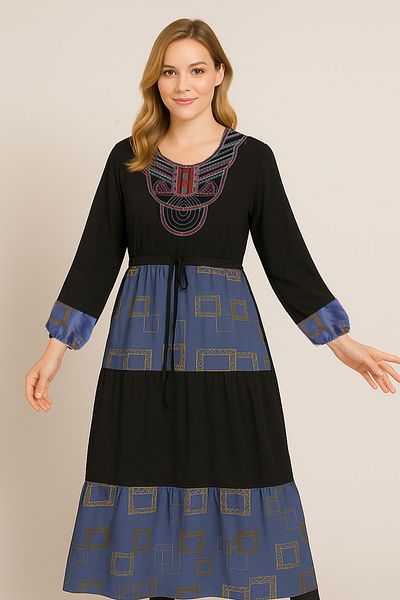 Lilo Co Geotribe Panel Dress