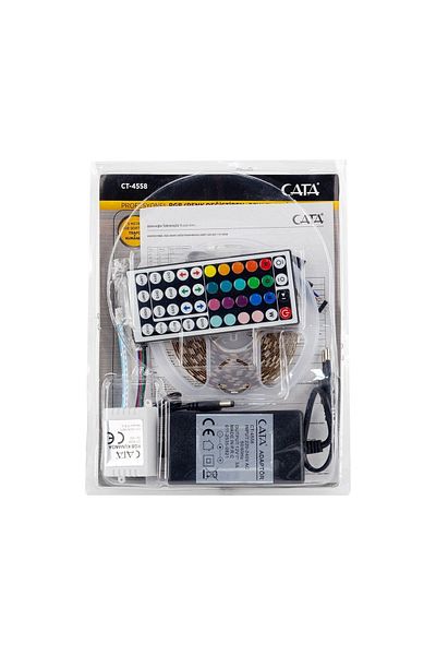 Cata Ct-4558 Professional Rgb Led Strip 5 Meters Transformer Controlled / Colorful Lighting
