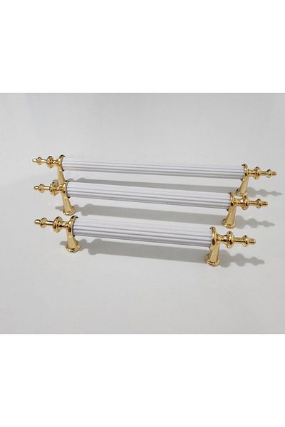 MASALL Mâner Elif (128 mm) cu șurub metalic. Dulap, comodă, unitate, noptieră, dulap bucătărie, dulap