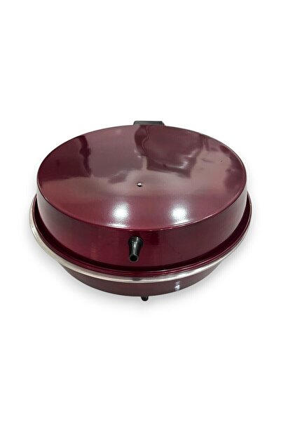 YOGNETIC Jumbo Büyük Boy Elektrikli Tandır | Ekmek Yapma Makinesi | Statik Boyalı Büyük Boy Tandır - BORDO