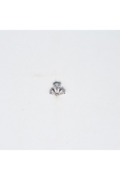 Piercing by Sever 3 Şeffaf Taşlı Çelik Piercing… Gümüş/Silver Renkli (TRAGUS ...