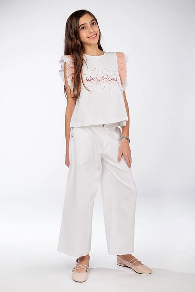 Ein Ghein kids wear Wide leg pants with "Gazelle Raika"
