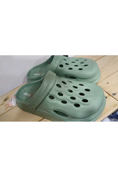 Akınal Bella Orthopedic Sole Green Unisex Daily Slippers - New Season MINT