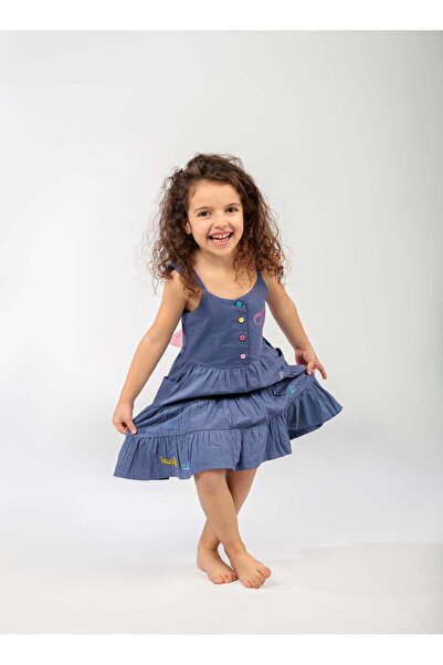 Ein Ghein kids wear "The jar's mouth is closed and the girl looks like her mother" dress