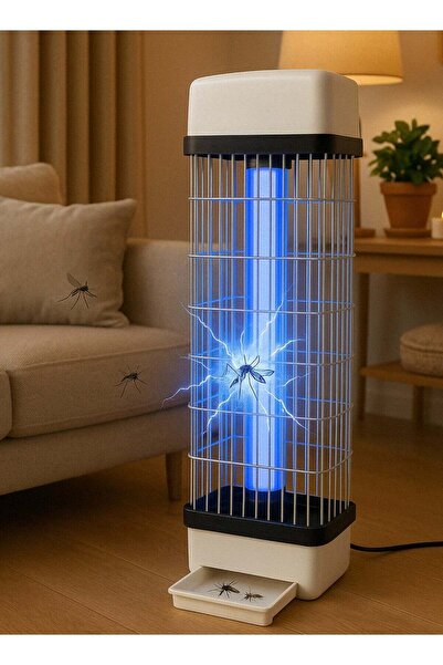 F.A.M.S مصباح قاتل البعوض - مصيدة حشرات بالأشعة فوق البنفسجية للاستخدام الداخلي والخارجي