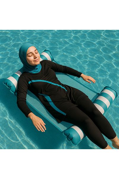 F.A.M.S Inflatable Pool Hammock Float For Adults, Ideal For Beach, Pool & Travel