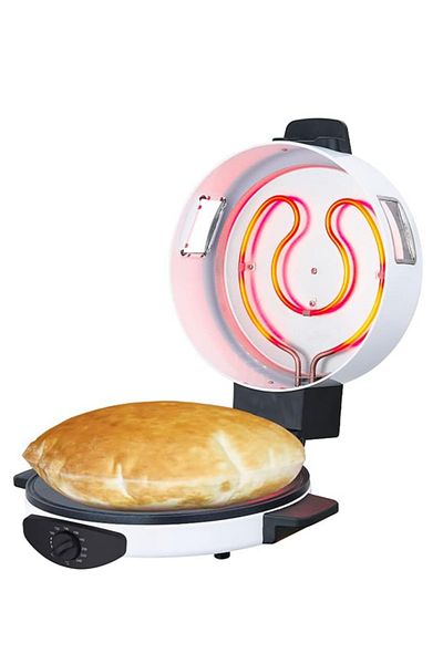 Klikonix Arabic Bread & Pizza Maker, 30cm Non-Stick Baking Plate