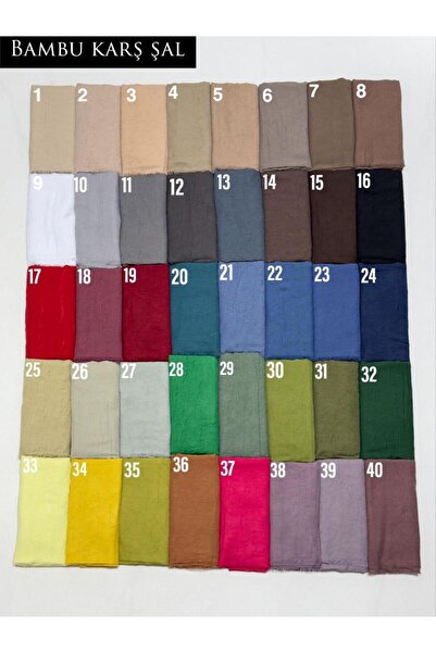 ELZE MODA Bamboo Kraş a Quality Premium Shal