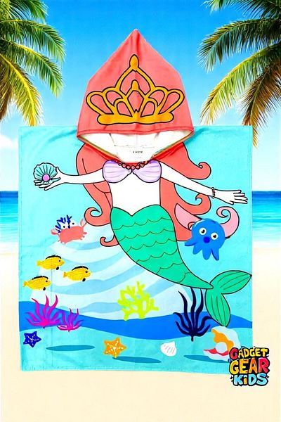 Gadget Gear Children's Beach Towel - for Sea, Pool and Bath Use