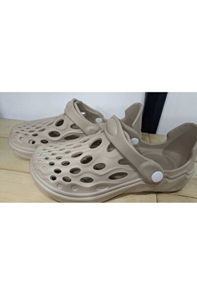 Akınal Bella YENİ SEZON RAHAT TABAN PLAJ DENİZ AYAKKABISI MODELİ UNISEX BEJ RENKLİ SANDALET TERLİK