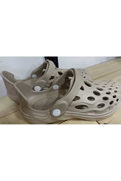 Akınal Bella YENİ SEZON RAHAT TABAN PLAJ DENİZ AYAKKABISI MODELİ UNISEX BEJ RENKLİ SANDALET TERLİK