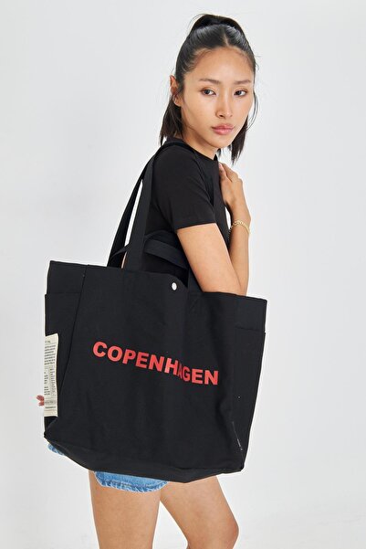 TIFFANY&TOMATO Copenhagen Kanvas Omuz Çantası