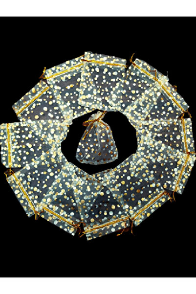 yörük tuhafiye حقيبة تول شفافة، 50 قطعة (9×12 سم) حناء، كوكي، خطوبة، هدية زفا...