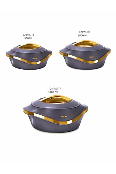 Un Milton Food Container Set of 3 (500ml, 1000ml, 1500ml)