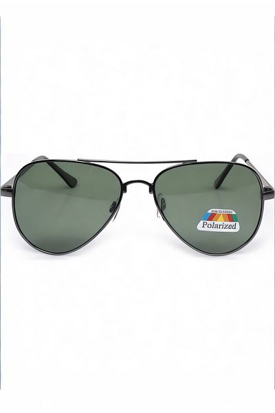 BAPPİR Polarized High Quality Drop Aviator Black Polarized Sunglasses Unisex