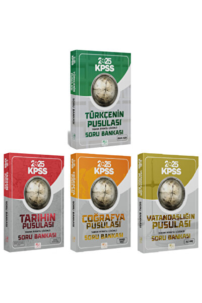 CBA Akademi CBA Yayınları 2025 KPSS Türkçe+Tarih+Coğrafya+Vatandaşlık Pusulas...