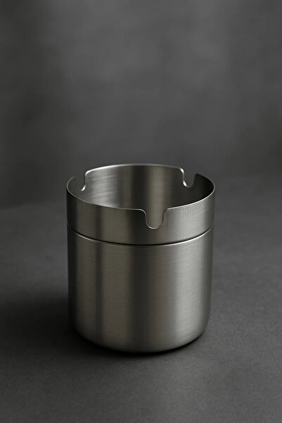 Tanemce Από ανοξείδωτο ατσάλι άοσμο κυλινδρικό τασάκι Διακοσμητικό δίσκο στάχ...