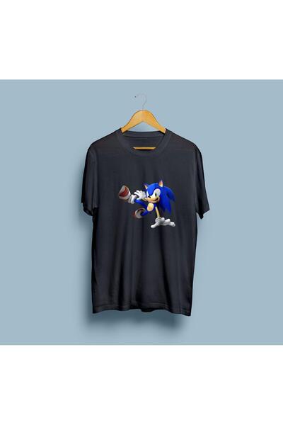 eioswear Sonic / Sonic Dash Štampano Oversize kroj Unisex T-shirt