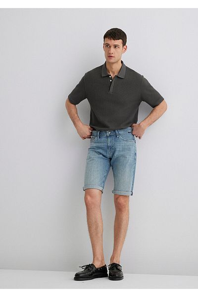 Mavi Nicholas Premium Hazy Light Jean Shorts 0416028720