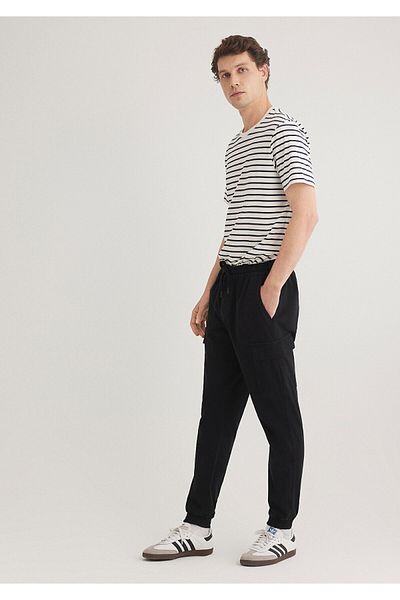 Mavi Schwarze Cargohose 000125-900