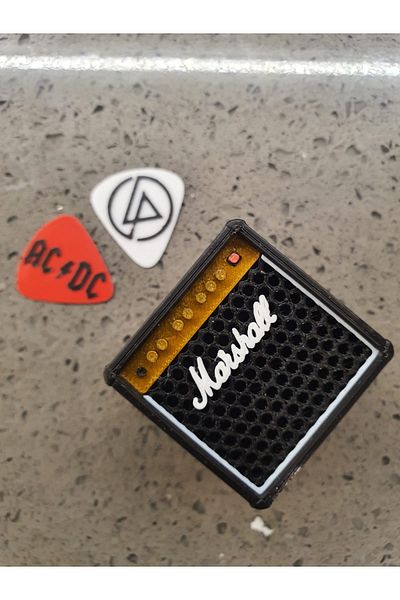 Marshall Guitar Plectrum Box - Penal