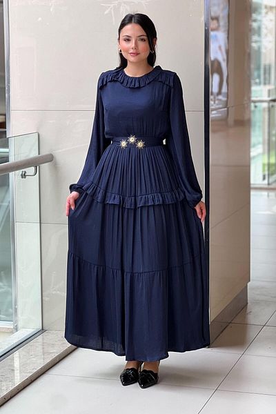 Missemramiss Shiny Ruffle Dress