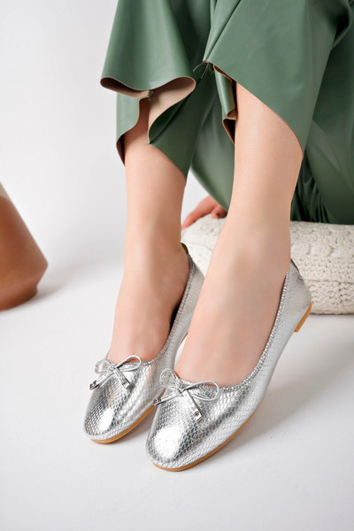 StWenn Balerini de damă Confortabilă Talpă ortopedică Fundă moale Elegantă Balerini de damă Talpă ușoară Piele