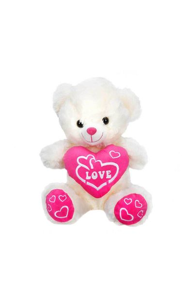 Sunman Heart Plush Bear 30 cm Fabbatoys